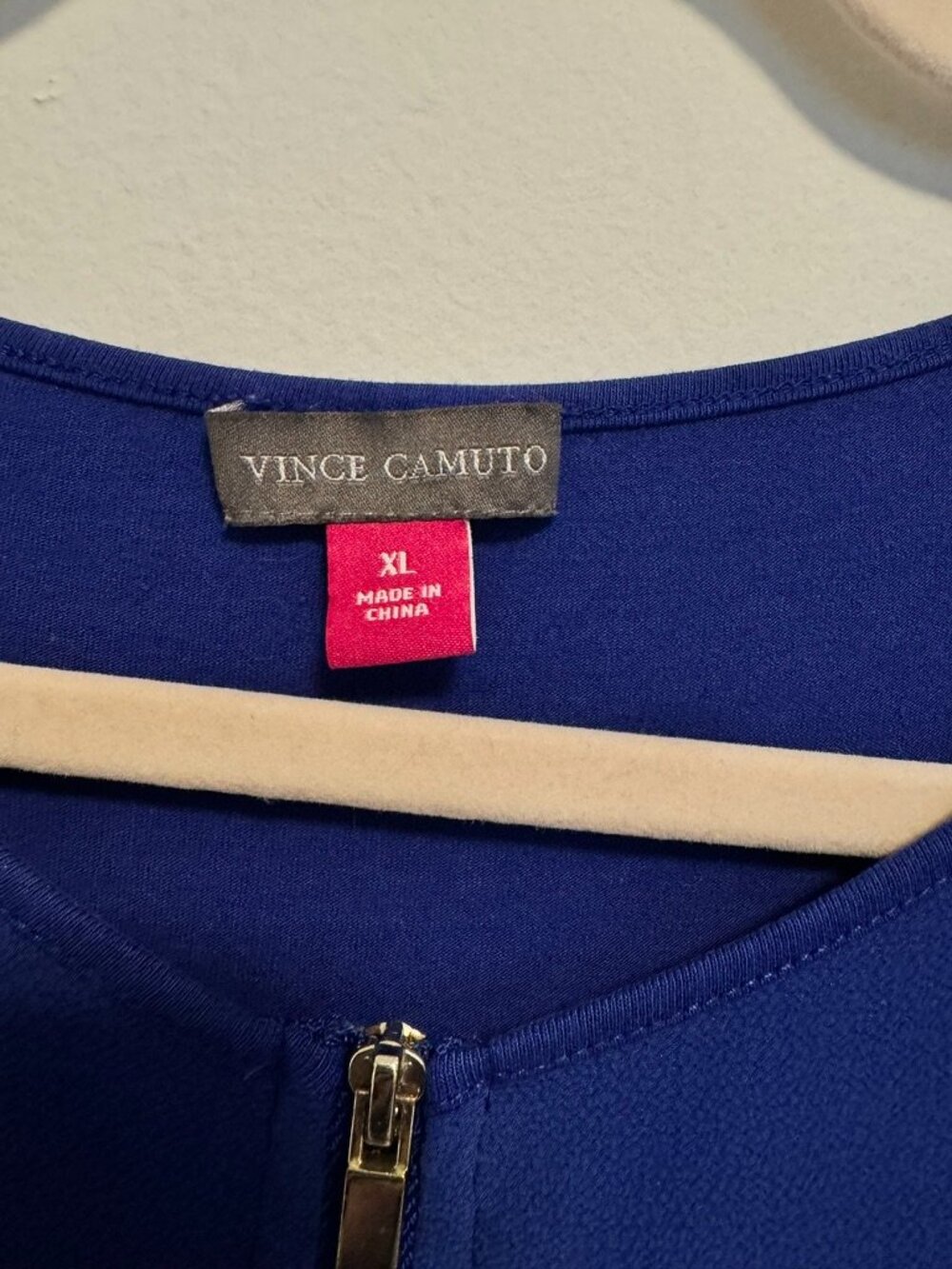 Vince Camuto Cobalt Blue Pullover Tunic XL - Picture 4 of 8
